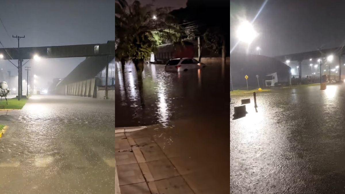 Fortes chuvas causam alagamentos em vários bairros de Paranaguá