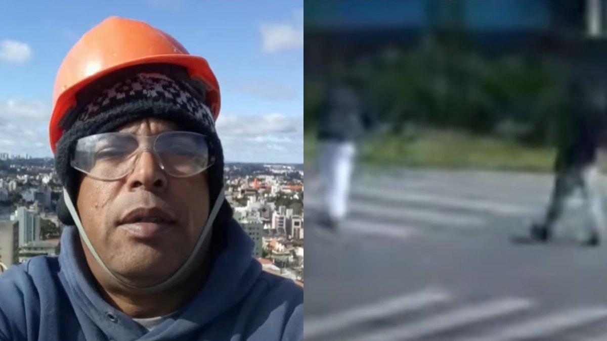 Imagens mostram últimos momentos de venezuelano morto em ponto de ônibus no PR